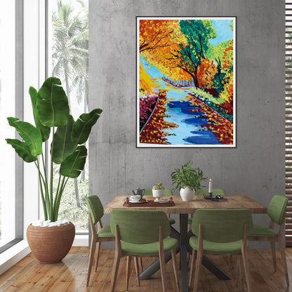 AUTUMN PARK. Donated by Artist Luis Carlos Pérez