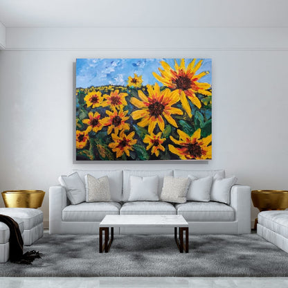 SUNFLOWERS. Donation by Artist Javier Anaya Alcaraz