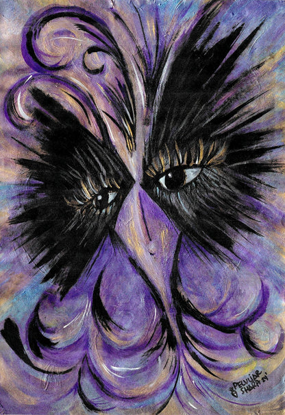 Let your eyes fly ORIGINAL. Donation from Peculiar Shara the Artist