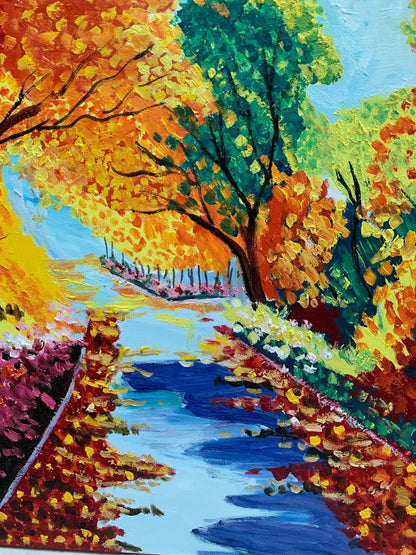 AUTUMN PARK. Donated by Artist Luis Carlos Pérez